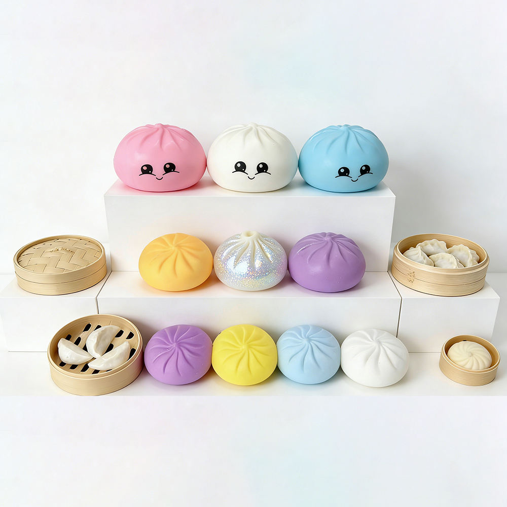 Dumpling squishy steamer box set